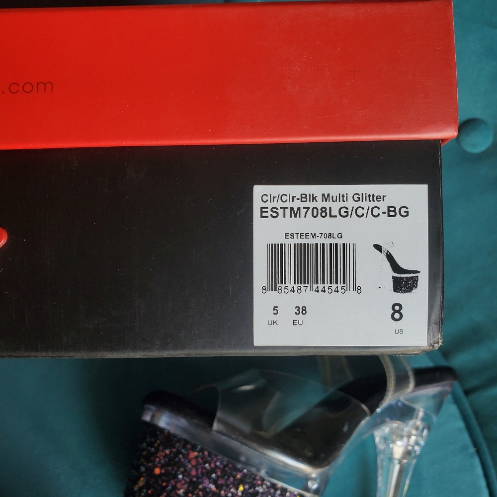 Pleasers Esteem 708 Pole Dance Heels - Picture 4 of 15